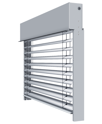 WAREMA Fenster-System-Außenjalousie FSR mit Schienenführung – Herstellerabbildung