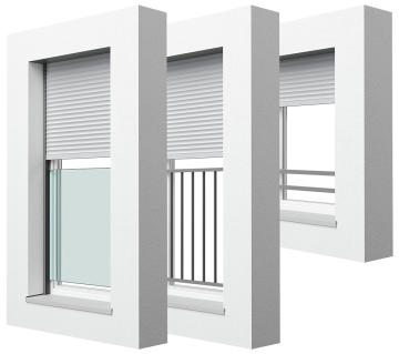 WAREMA Geländersystem VisioNeo Sun für Rollläden – Herstellerabbildung