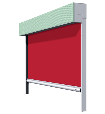 WAREMA Fenster-System-Markise FSM mit Schienenführung – Produktillustration