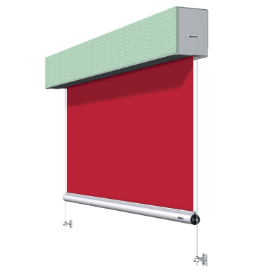 WAREMA Fenster-System-Markise FSM mit Seilführung – Produktillustration