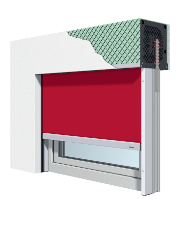 WAREMA Neubau-Aufsetz-Markise NA-MA mit easyZIP-Führung – Produktillustration