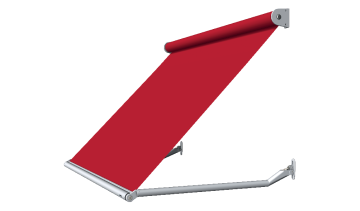 WAREMA Schacht-Basis-Markise mit Fallarm – Produktillustration