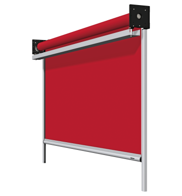 WAREMA Schacht-Basis-Markise mit Schienenführung – Produktillustration