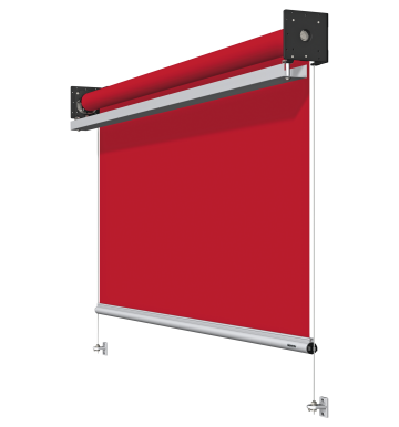 WAREMA Schacht-Basis-Markise mit Seilführung – Produktillustration
